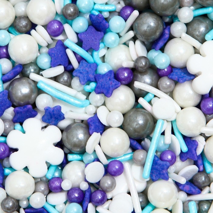 Кондитерская посыпка &laquo;Январская вьюга&raquo;, 50 г