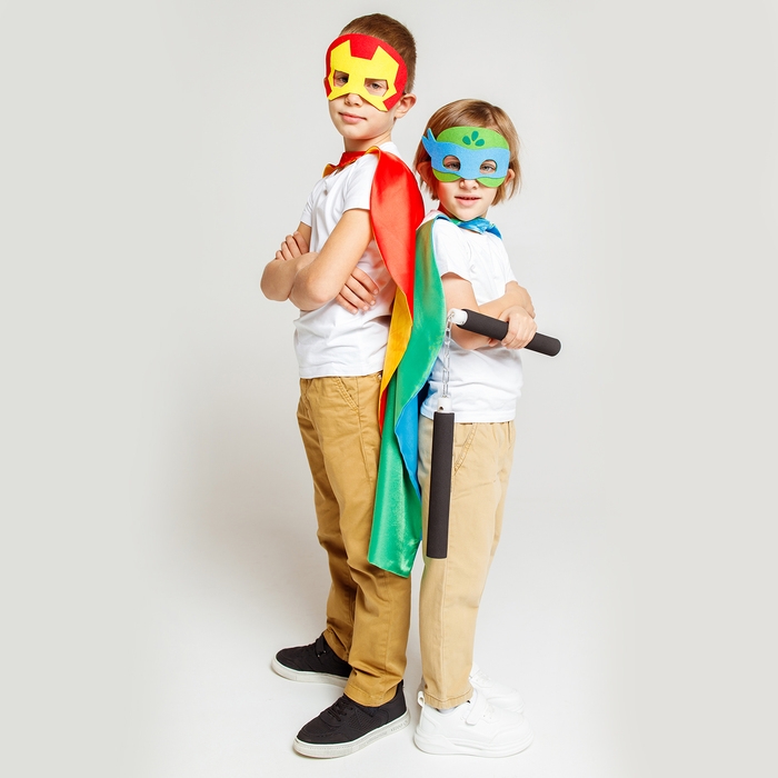 Карнавальный набор «Железный воин»: плащ и маска Карнавальный набор «Железный воин»: плащ и маска