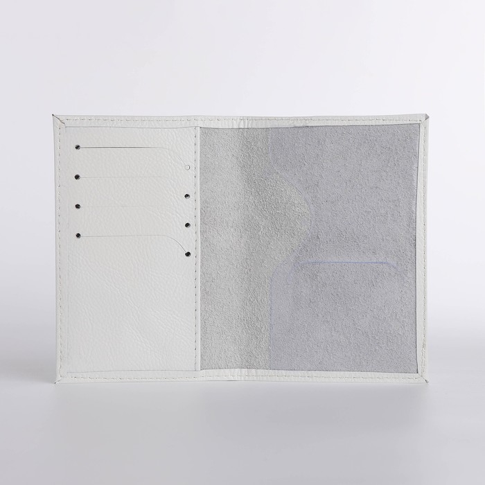 Обложка для паспорта, цвет белый Обложка для паспорта, цвет белый