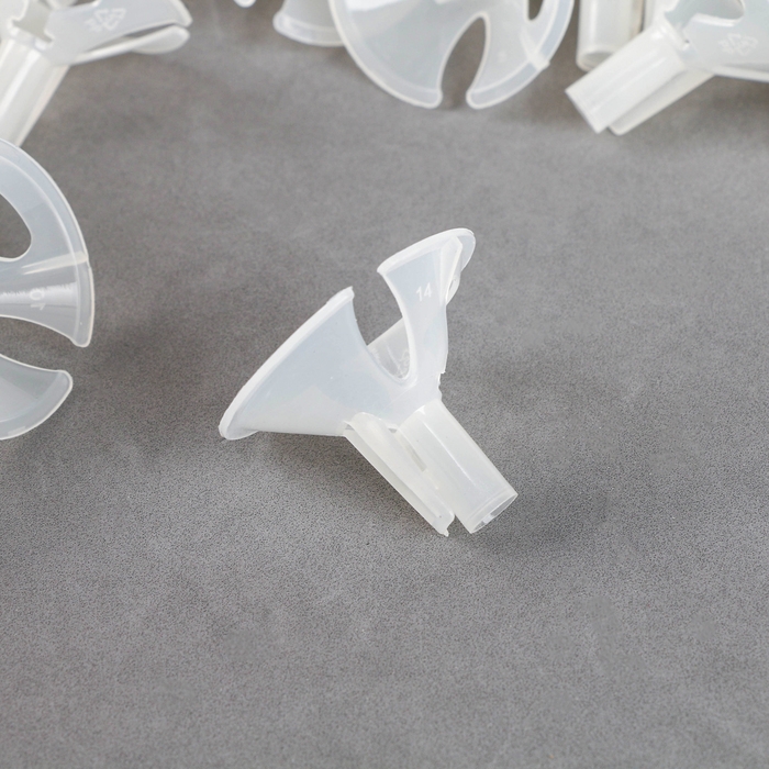 Держатель-зажим для шаров, d=5 мм, цвет прозрачный, набор 100 шт. Держатель-зажим для шаров, d=5 мм, цвет прозрачный, набор 100 шт.