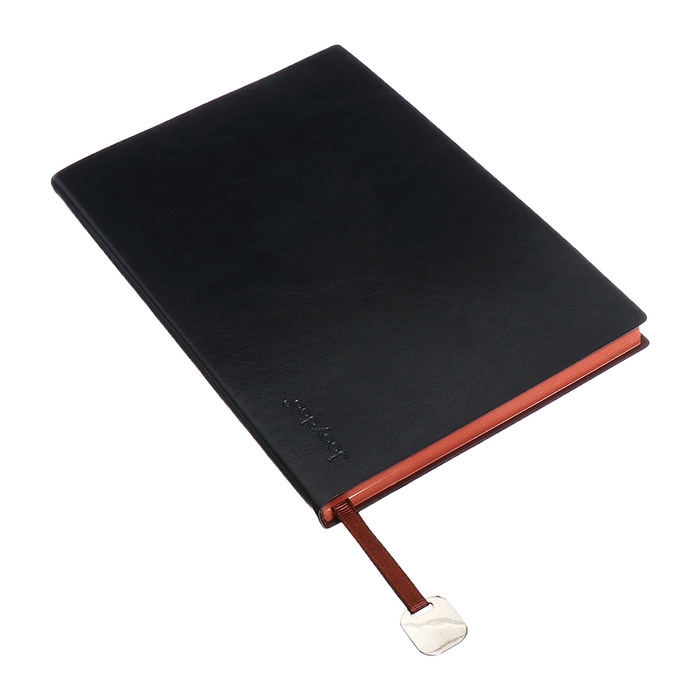 Органайзер на кольцах, А5, 116л, клетка, обл.кожзам, коричневый срез, Черный Органайзер на кольцах, А5, 116л, клетка, обл.кожзам, коричневый срез, Черный