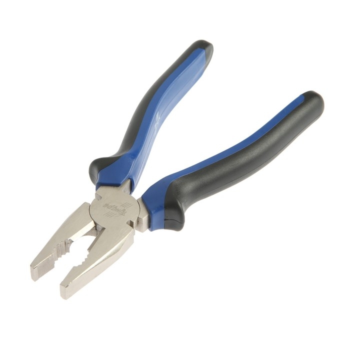 Плоскогубцы комбинированные ТУНДРА, CrV, никелированные, двухкомпонентные рукоятки, 200 мм Плоскогубцы комбинированные ТУНДРА, CrV, никелированные, двухкомпонентные рукоятки, 200 мм
