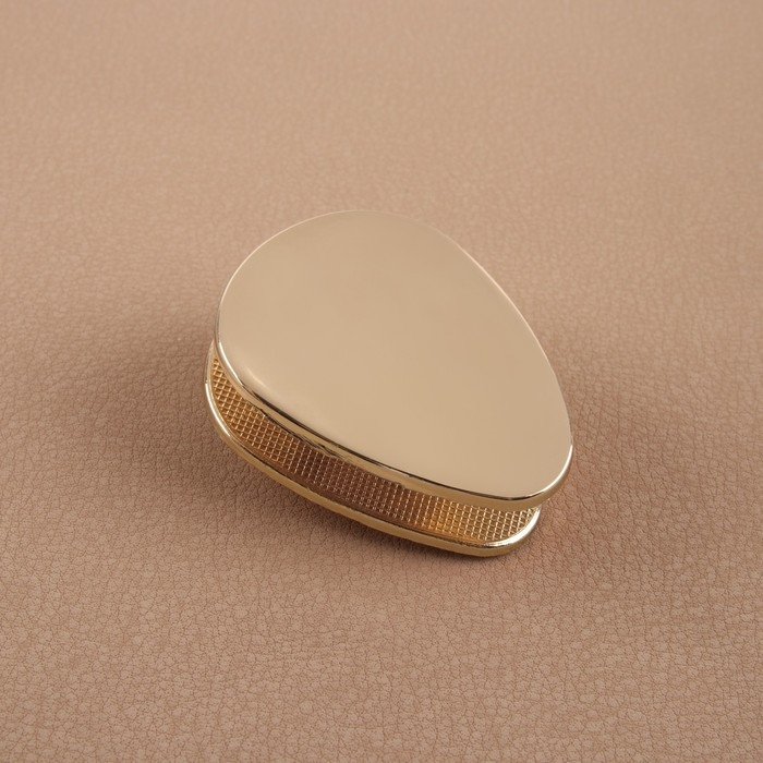 Застёжка для сумки, 4,8 × 3,5 см, цвет золотой Застёжка для сумки, 4,8 × 3,5 см, цвет золотой