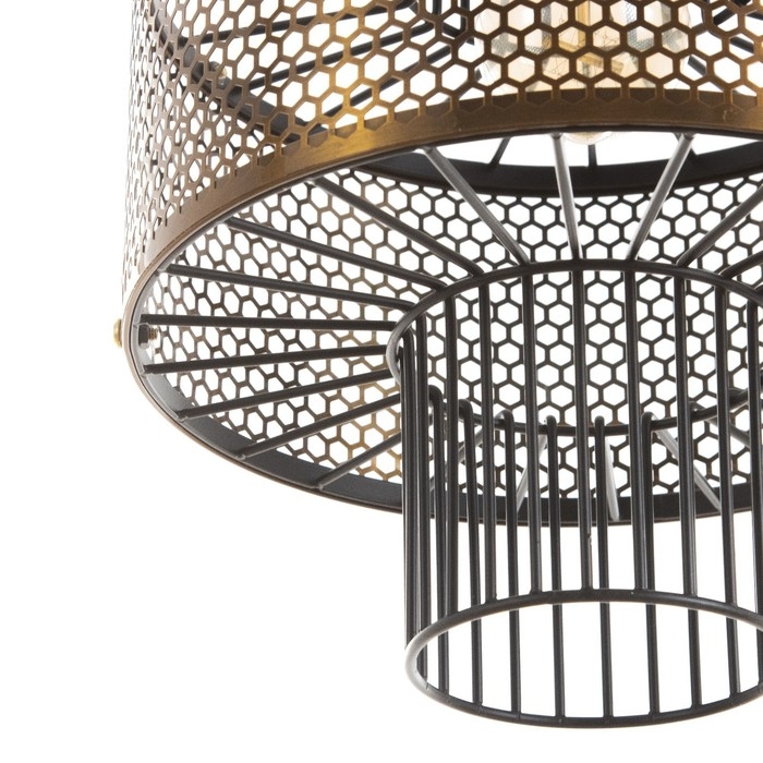 Светильник BayerLux Светильник BayerLux "Цецна" Е27 40Вт черный золото 25х25х30-130см