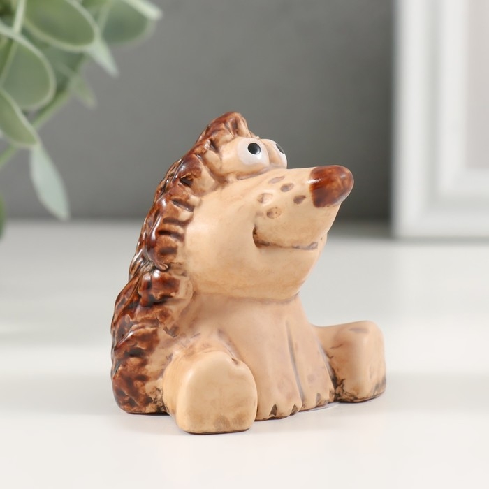 Сувенир керамика  Сувенир керамика "Радостный ёжик" 5,7х6х6,3 см