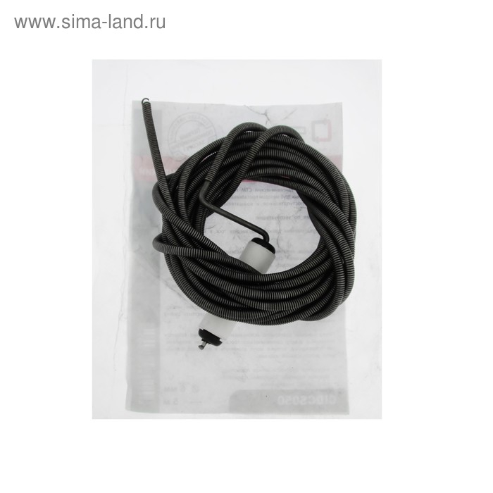 Трос сантехнический  Трос сантехнический "СТМ", с вращающейся ручкой, d=6 мм, L= 5 м