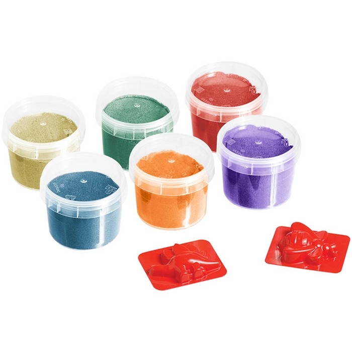 Песок для лепки «Приключения Енота», 6 цветов, 840 г, 2 форм. Песок для лепки «Приключения Енота», 6 цветов, 840 г, 2 форм.