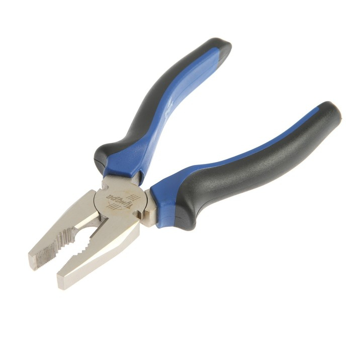 Плоскогубцы комбинированные ТУНДРА, CrV, никелированные, двухкомпонентные рукоятки, 160 мм Плоскогубцы комбинированные ТУНДРА, CrV, никелированные, двухкомпонентные рукоятки, 160 мм