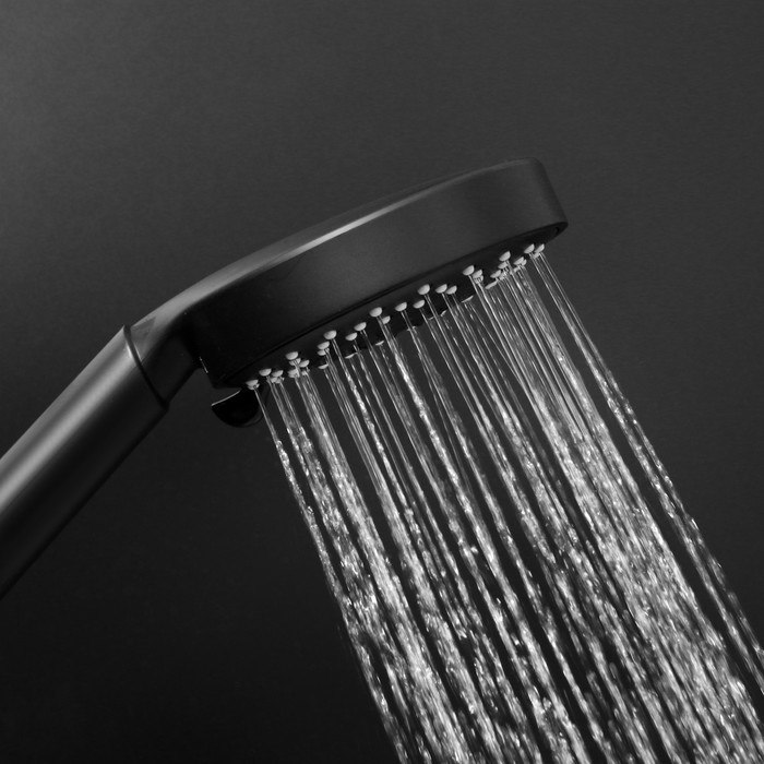 Душевая лейка ZEIN Z3212, 3 режима, средняя, пластик, цвет черный Душевая лейка ZEIN Z3212, 3 режима, средняя, пластик, цвет черный