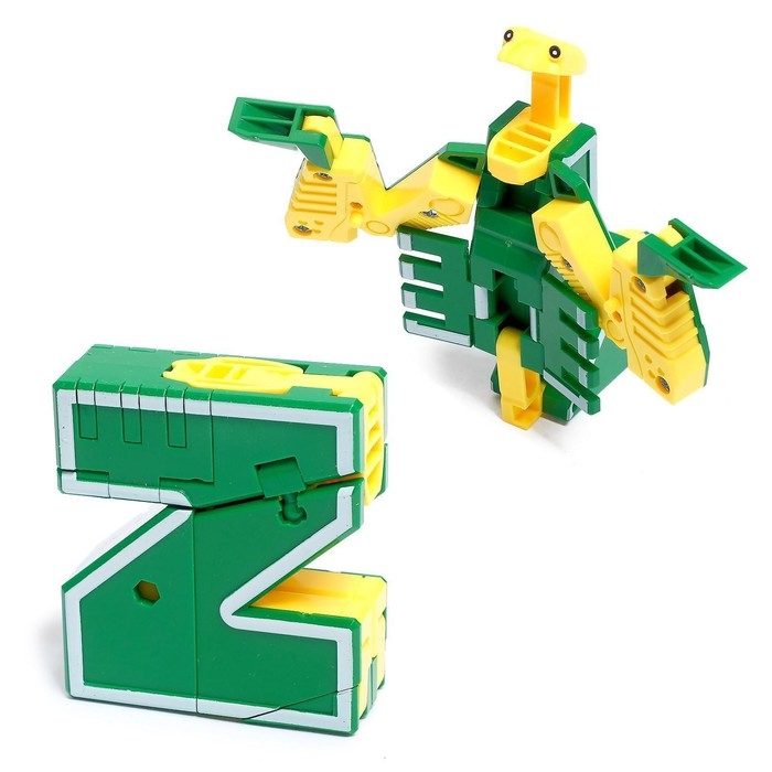 Робот «Дино-буква», трансформируется в динозавра, МИКС