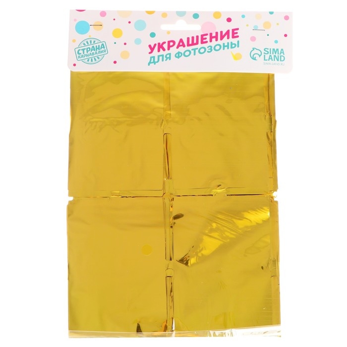 Праздничный занавес 100*200 см., цвет золото Праздничный занавес 100*200 см., цвет золото