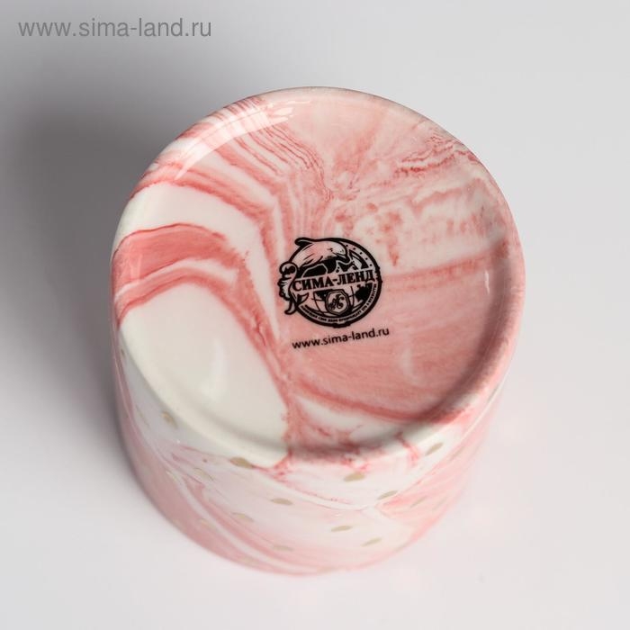 Горшок для цветов керамический с тиснением, кашпо «Сердца», 8 х 7,5 см Горшок для цветов керамический с тиснением, кашпо «Сердца», 8 х 7,5 см