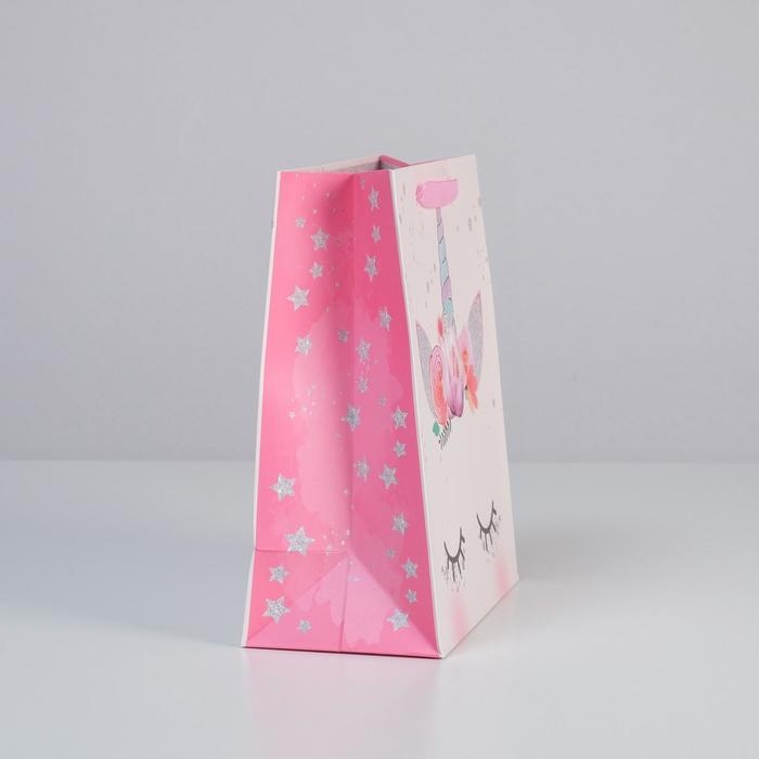 Пакет подарочный ламинированный вертикальный, упаковка, &laquo;Мечтай&raquo;, ML 23 х 27 х 11,5 см