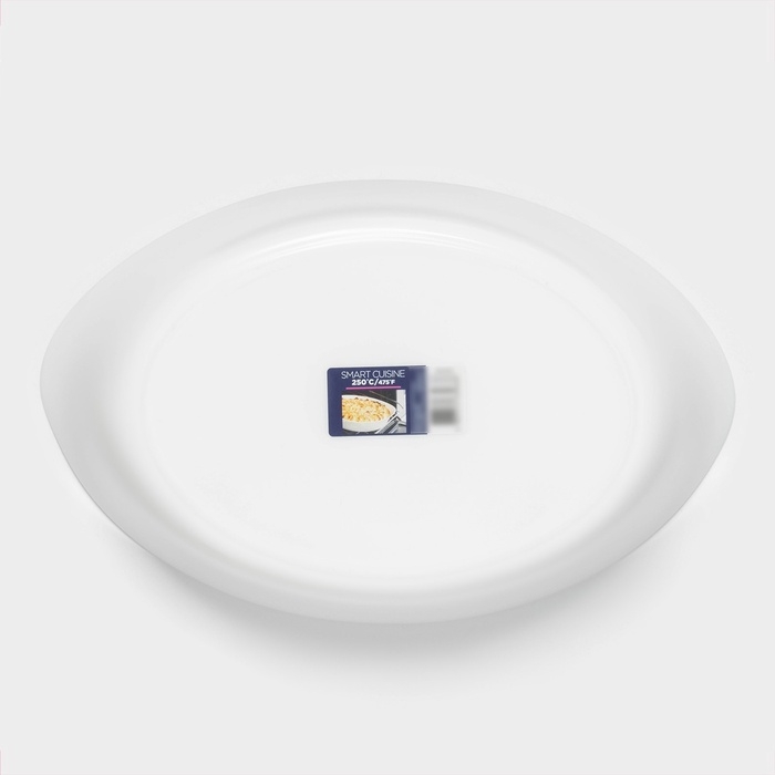 Форма для запекания Luminarc SMART CUISINE CARINE, 32×20 см, овальная, стеклокерамика, белая