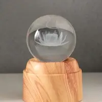 Сувенир стекло свет "Шар. Лотос" 6хLED шар d=6 см, крутится, USB 7х7х10 см Сувенир стекло свет "Шар. Лотос" 6хLED шар d=6 см, крутится, USB 7х7х10 см