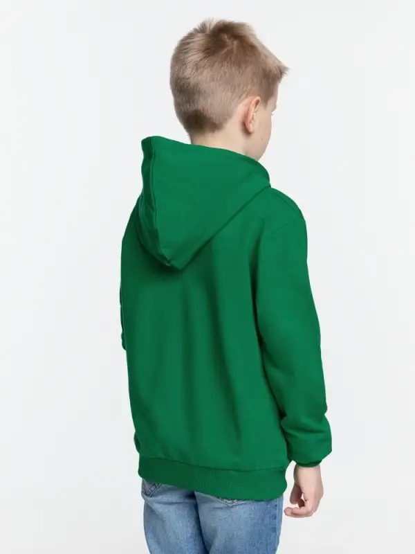 Худи детское Kirenga Kids 2.0, зеленое, 6 лет