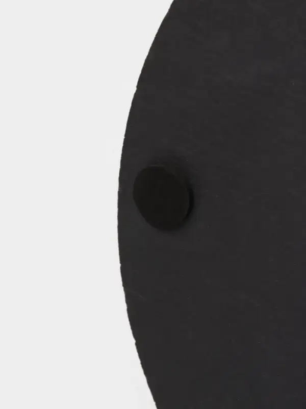 Этажёрка для фруктов и десертов Magistro Valley, 3 яруса, d=30/25/20&times;33 см, сланец, чёрная