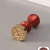 Печать для сургуча с пластиковой ручкой &laquo;Буква Z на вензеле&raquo;, 2.5&times;2.5&times;6.3 см