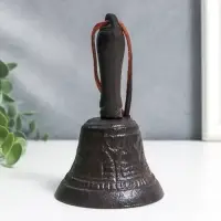 Колокол настольный чугун &laquo;Звонкий&raquo;, 12&times;7&times;7 см