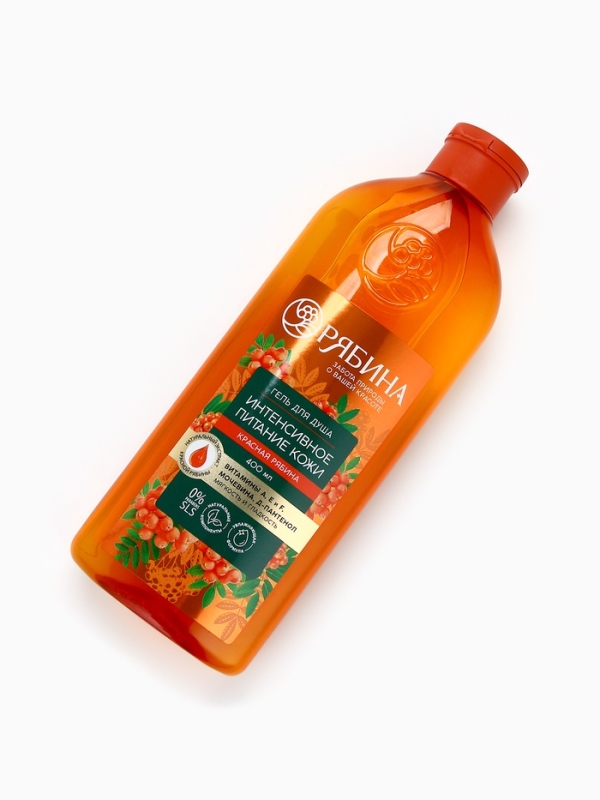 Гель для душа, интенсивное питание кожи, аромат рябины, 400 мл, Рябина Гель для душа, интенсивное питание кожи, аромат рябины, 400 мл, Рябина
