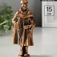 Фигурка гипс &laquo;Солдат&raquo;, 15&times;6&times;3 см, винтажная бронза