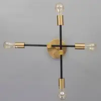 Люстра &laquo;Лора&raquo; 4&times;40 Вт Е27 латунь 58&times;58&times;37 см