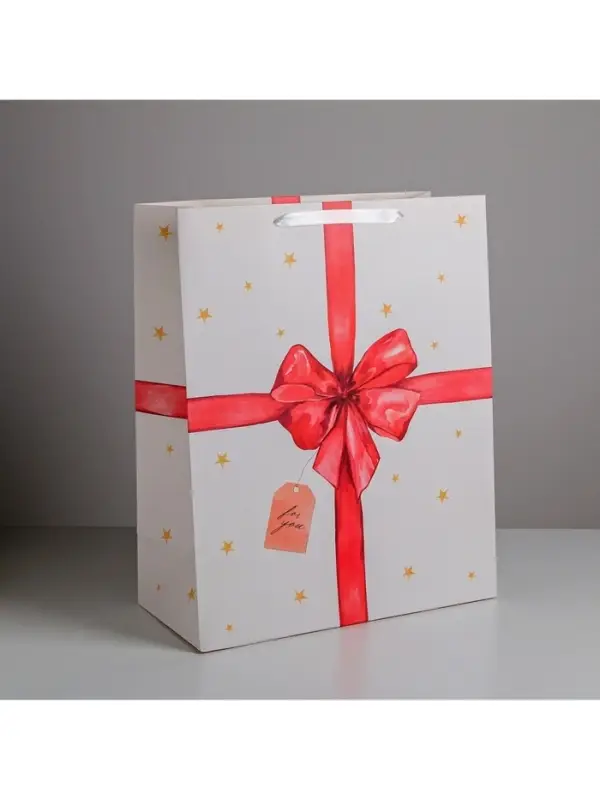 Пакет подарочный ламинированный, упаковка, &laquo;For you&raquo;, XL 49&times;40&times;19 см