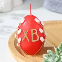 Свеча пасхальная &laquo;Яйцо&raquo;, барельеф