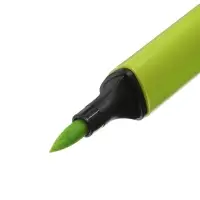 Фломастеры-кисточки 24 BRIGHT, COLORS, двусторонние, в пластиковом пенале