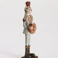 Фигурка &laquo;Кот с венком&raquo;, 5&times;4&times;20.5 см