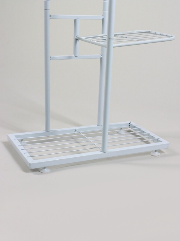 Подставка для цветов Greengo, 3 полки, 43 × 22 × 57 см, напольная, металл, белая Подставка для цветов Greengo, 3 полки, 43 × 22 × 57 см, напольная, металл, белая