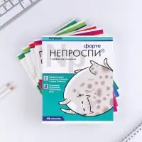 Тетрадь в клетку, 48 л., А5, на скрепке, блок №1 «Котики таблетки» МИКС Тетрадь в клетку, 48 л., А5, на скрепке, блок №1 «Котики таблетки» МИКС