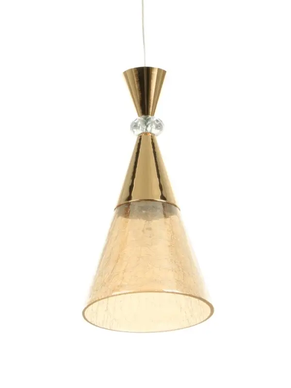 Светильник &laquo;Рианна&raquo; 1&times;40 Вт Е27 золото 15&times;15&times;30+100 см