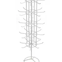 Вертушка, 5 ярусов по 8 крючков, 20&times;20&times;61 см, белая