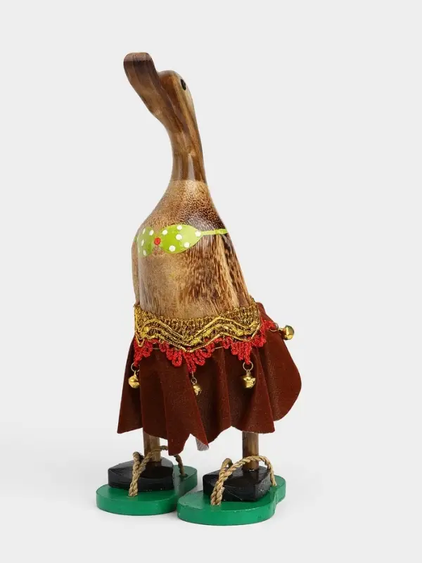 Сувенир &laquo;Утка в юбке&raquo;, 27 см, дерево