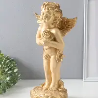 Фигура "Ангел большой" слоновая кость, 42х20х15 см