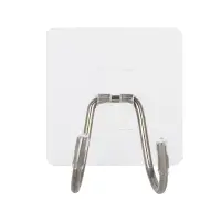 Крючки самоклеящиеся тм VETTA, двойные, 7х7х4,5см, ПВХ, металл, 2шт