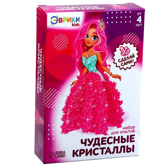 Набор для опытов «Чудесные кристаллы», принцесса Набор для опытов «Чудесные кристаллы», принцесса