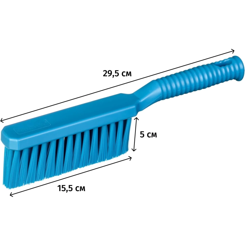Щетка -сметка NV, средняя жесткость, синяя 295мм_NV-02510-3B