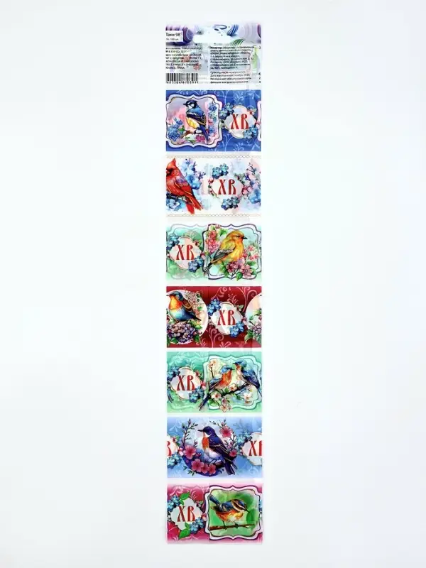 Термонаклейки на 7 яиц &laquo;Птицы&raquo;, на пасху