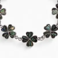 Браслет цепочка &laquo;Галиотис. Клевер&raquo;, L=17 см, + удлинитель 5 см, цвет серебро, разноцветный