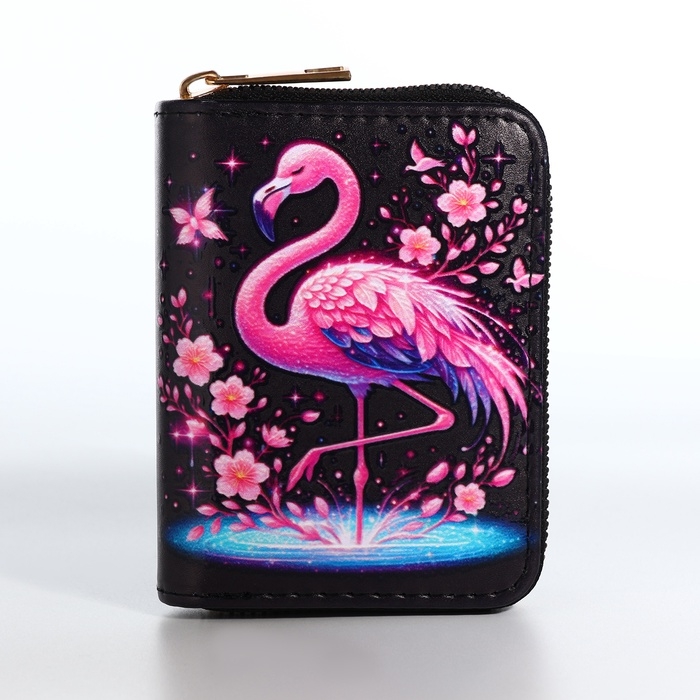 Кошелёк на молнии, цвет чёрный Кошелёк на молнии, цвет чёрный