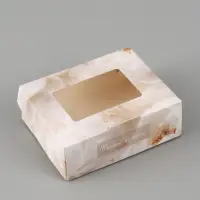 Коробка подарочная с окном &laquo;Только тебе&raquo;, 10&times;8&times;3.5 см, самосборная
