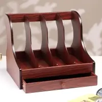 Органайзер для бумаги вертикальный, 4 секции, 32&times;27&times;31 см