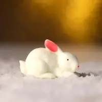 Миниатюра кукольная &laquo;Заяц&raquo;, размер: 2 &times; 3 &times; 2,5 см