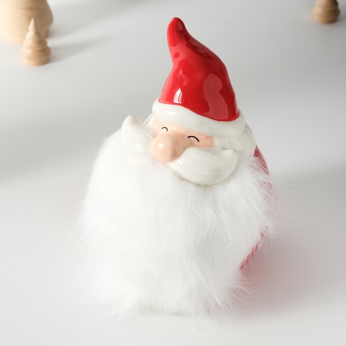 Копилка керамика  Копилка керамика "Дедушка Мороз с большой бородой" 12,4х12,8х19 см