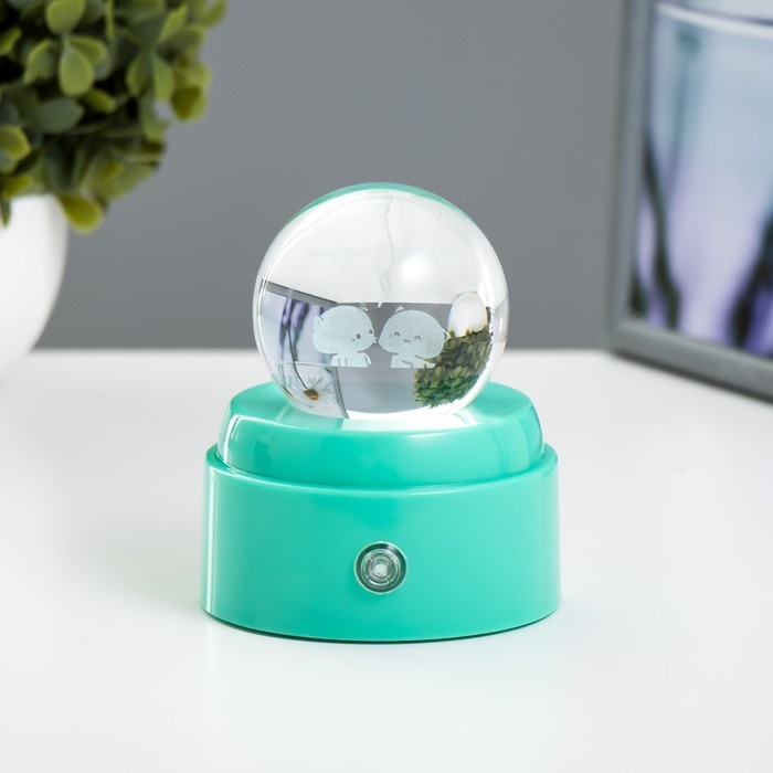 Ночник Ночник "Шар" LED USB АКБ МИКС 9х9х11 см RISALUX