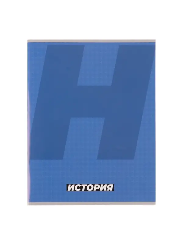 Тетрадь предметная, 36 листов в клетку, Calligrata &laquo;MonoTone. История&raquo;, серые листы