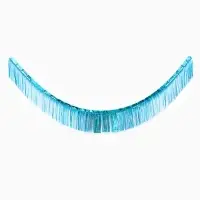 Гирлянда "Дождик" 3 метра с липким краем, цвет голубой