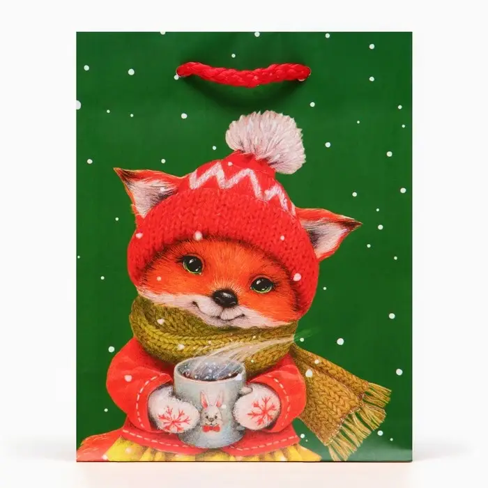 Пакет подарочный «Любви и тепла!», 11.5×14.5×6.5 см Пакет подарочный «Любви и тепла!», 11.5×14.5×6.5 см